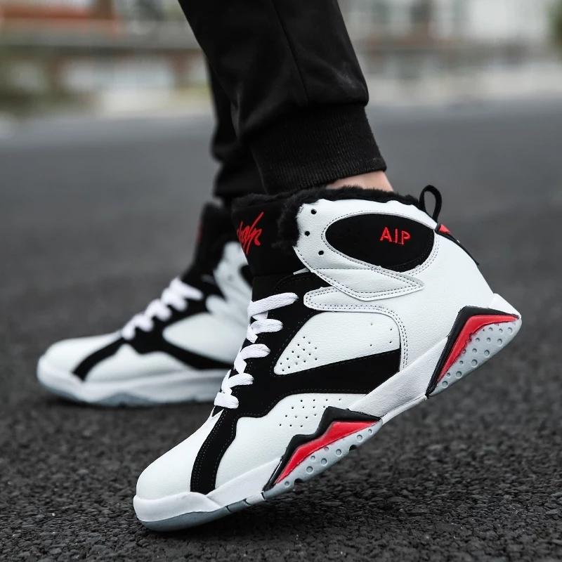 Men's Sneakers - High-Top Design - Comfortable Padded Sole - Classic Lace-Up Closure