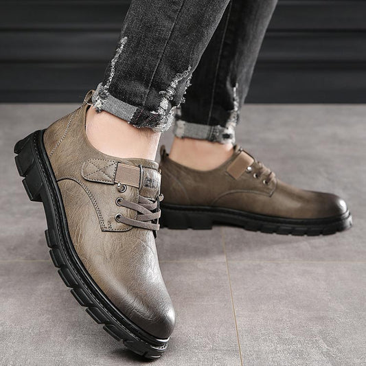 Men's Shoes - Classic Lace-up Closure - Durable Outsole - Elegant & Casual Design