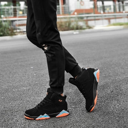 Men's Sneakers - High-Top Design - Comfortable Padded Sole - Classic Lace-Up Closure