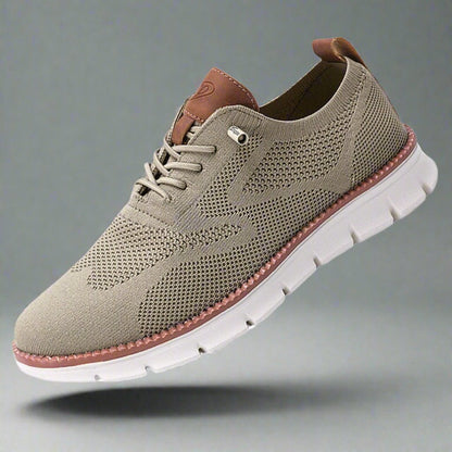 Men's Knit Sneakers – Breathable and Flexible – Shock-Absorbing Comfort Sole