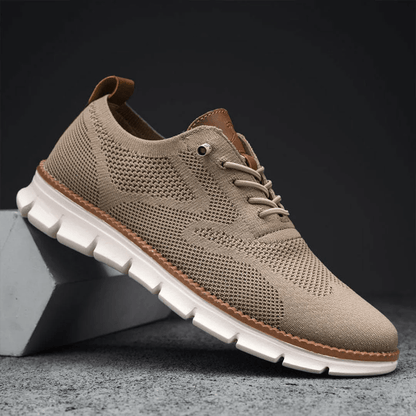 Men's Knit Sneakers – Breathable and Flexible – Shock-Absorbing Comfort Sole